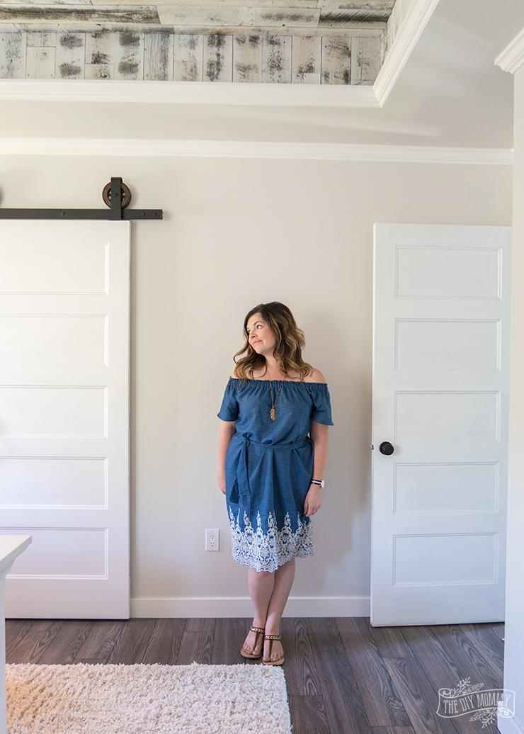 How to Sew an Off Shoulder Peasant Dress (Video)