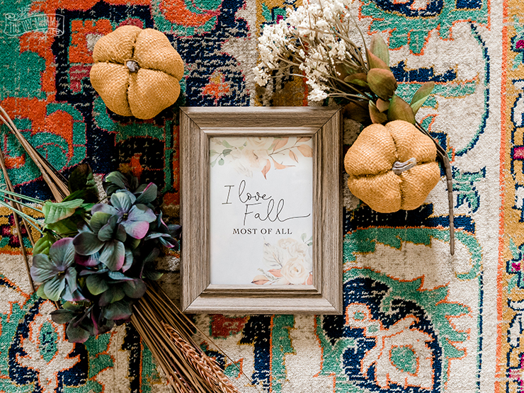 I Love Fall Most of All – Free Printable Artwork