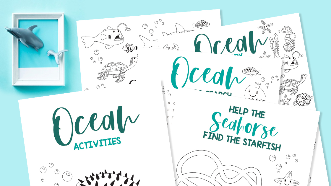 Free Ocean Activity Pack Printable for Kids